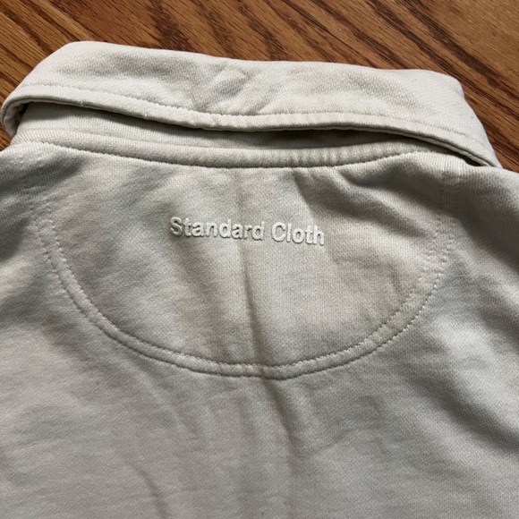 Standard Cloth Slouchy Oversized Collared Quarter-Zip Sweatshirt - Picture 9 of 10